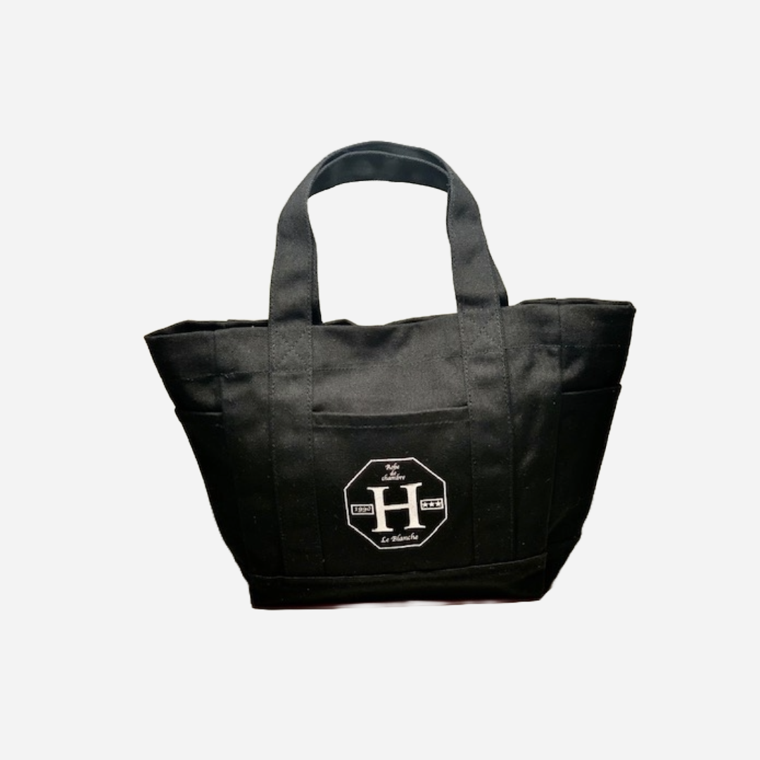 【Le Blanche Bag】Hネーム バッグ Sサイズ ブラック
