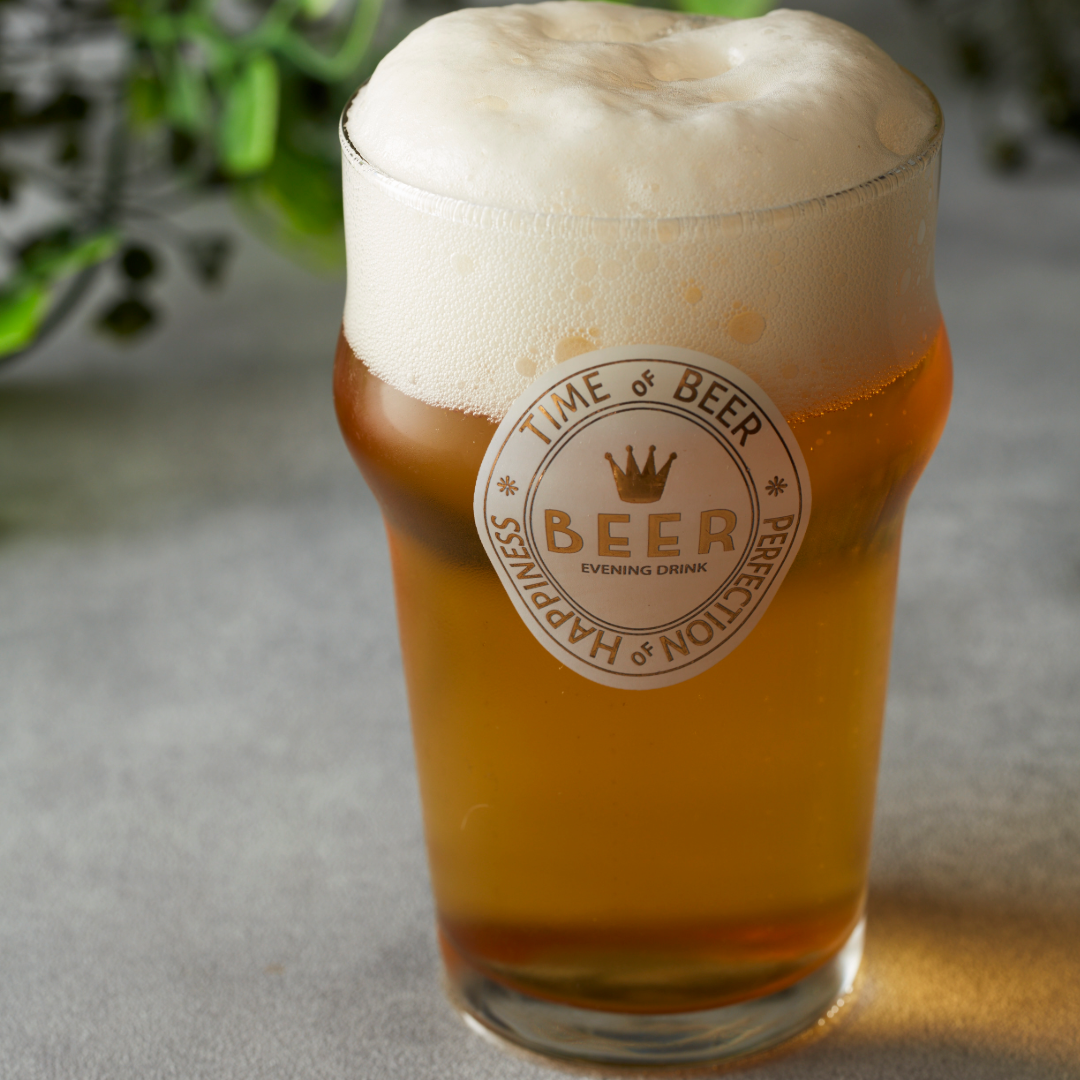 【TIME OF BEER PROJECT】BEER　ハーフパイントグラス