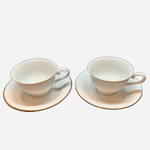 【DIL】紅茶カップ&ソーサー　ゴールドセット